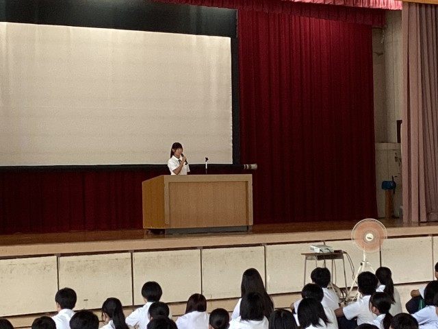 生徒会長の話