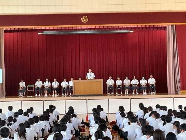 立会演説会の様子①