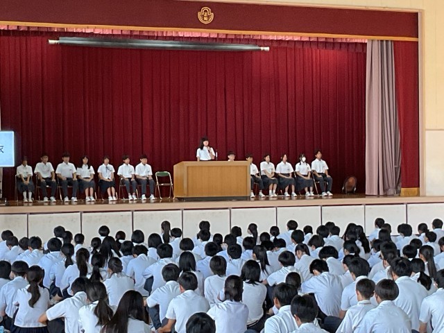 立会演説会の様子②