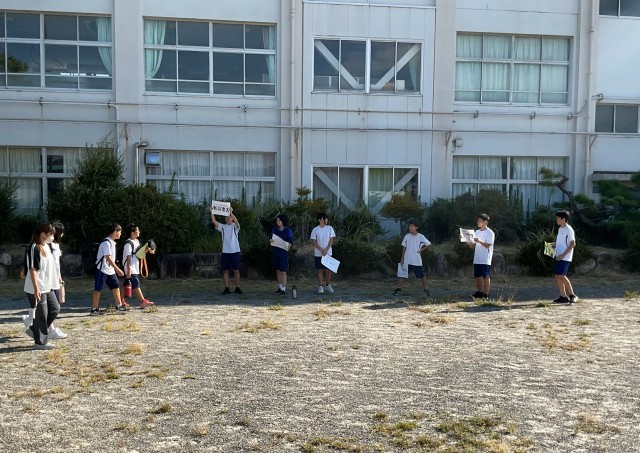 選挙活動の様子①